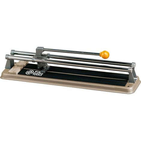 Fartools – Coupe carrelage manuel 300mm – Capacité de coupe 12mm – Molette carbure 15x6x1,5mm – Guidage coulisseaux avec barres Ø14mm (1/4)
