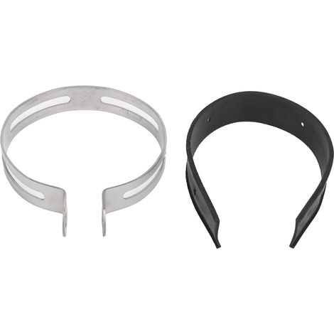 Anello di fissaggio per tubo di scarico, morsetto universale resistente alla ruggine e alla corrosione con elastico per tubo di scarico di motocicletta.