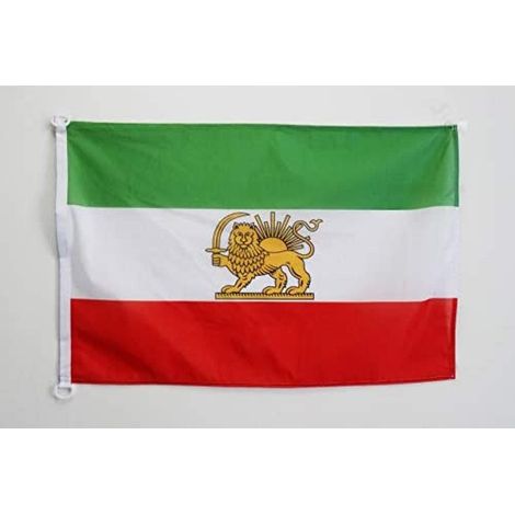 AZ FLAG Bandiera Iran Antica 90x60cm per Esterno - Bandiera IRANIANA 60 x 90 cm