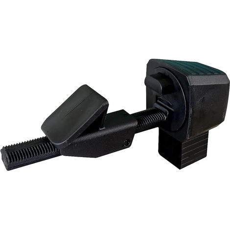 Arrêt de Portail Battant - Arrêt Composite Noir Automatique - Système de fermeture automatique résistant 360° - Réglable 30 à 100 mm (1/2)