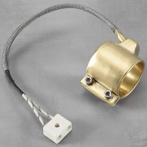 Anneau chauffant en cuivre, bande chauffante électrique en laiton de 40 x 40 mm, 220 volts, 220 watts (1/5)