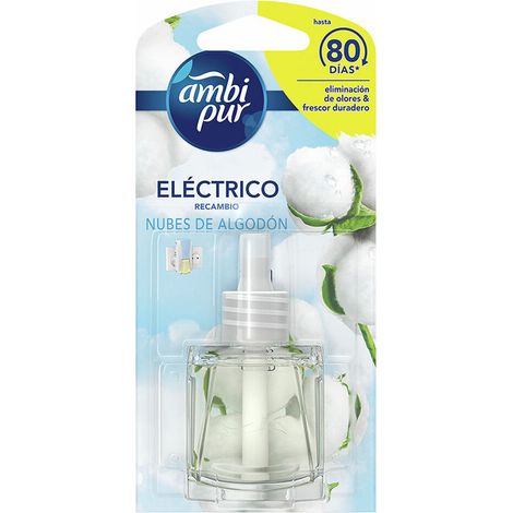 ELECTRICO ambientador recambio nubes algodón 21,5 ml