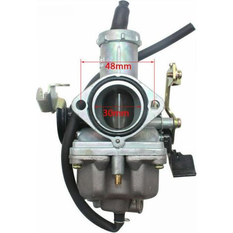 Carburateur adapté aux quads 125, 150, 200 et 250 (PZ27), pompe d'accélération