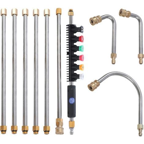 10pcs Roof Cleaning Gun, 1/4" Quick Connect, Gutter Cleaning Kit (1/5)