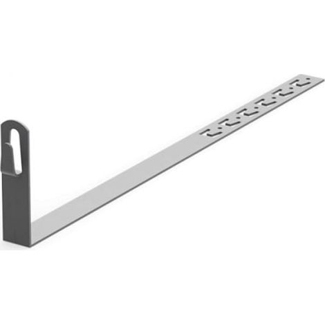 Fliesenhalter L-450mm H-100mm verzinkt mit Haken 10.4.1/Z OG /91002902/