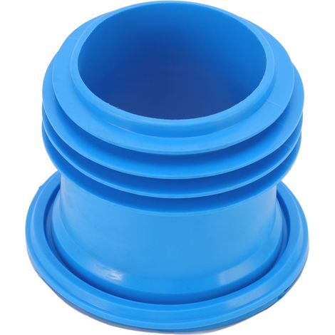 Bague d'étanchéité WC anti-odeurs et anti-fuites en caoutchouc multifonction bleue