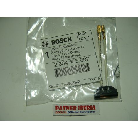 Pièce de rechange d’origine BOSCH 2604465097  Filtre de suppression