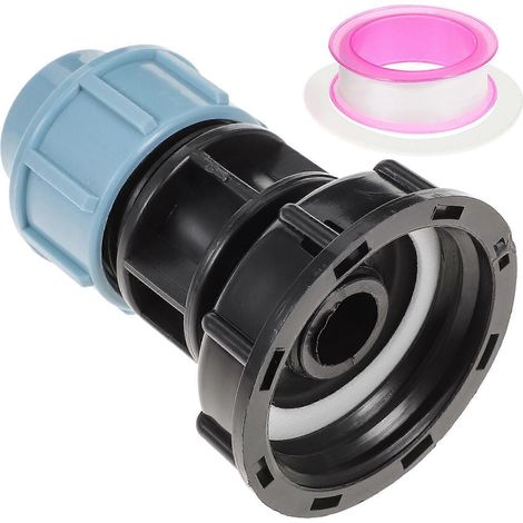 Lot de 5 adaptateurs de sortie d'eau droits pour réservoirs IBC, raccord de tuyau 3/4 pouce, conception durable (1/5)