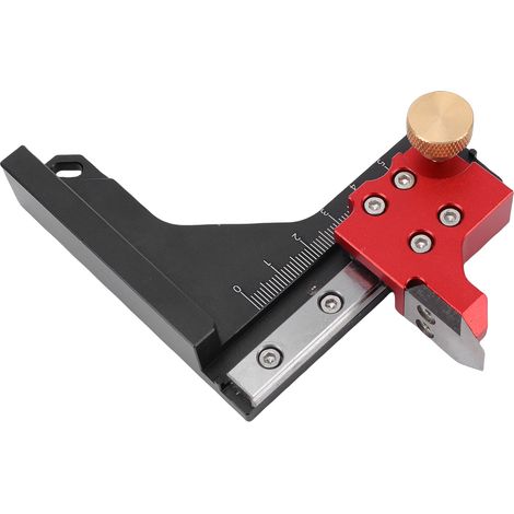 Jauge de hauteur pour scie circulaire, règle de mesure de profondeur de haute précision en alliage d'aluminium, bloc de réglage pour table de défonceuse à bois (1/5)