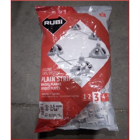 BASE PLANA 1,5 MM CYCLONE L.S.(B-300) - RUBI