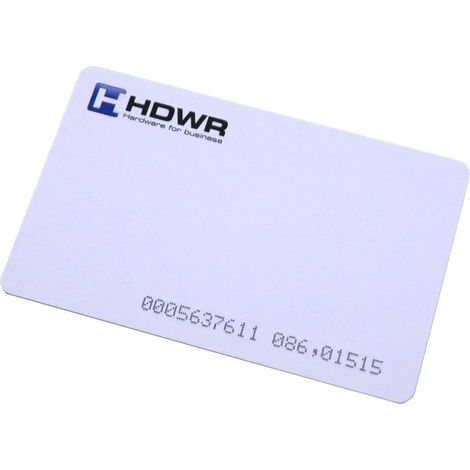 Tarjeta RFID de 125 kHz con logotipo HD-RPC01 codificado (1/3)