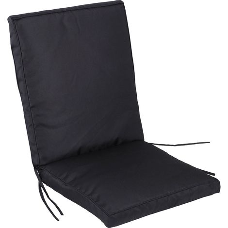 Coussin de fauteuil pliant avec 2 nouettes