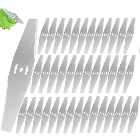 Packung mit 40 rautenförmigen Klingen für akkubetriebene Freischneider (1/5)