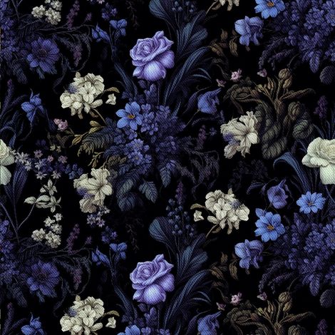Tela decorativa para exteriores Oxford - Motivo floral I DX5232