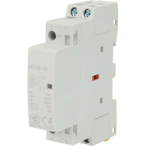 Contacteur Domestique 2P 2NO 16A 230V AC Courant Alternatif DIN Rail 50 60Hz-ARCAN (1/4)