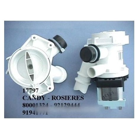 Pompe de vidange pour Lave-linge CANDY 49002228