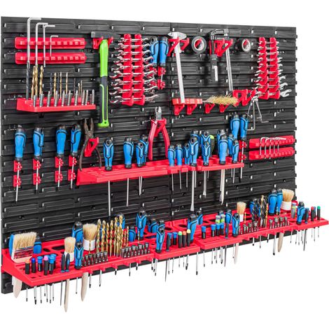 Étagère à outils 115 x 78 cm pour atelier ou garage (1/5)
