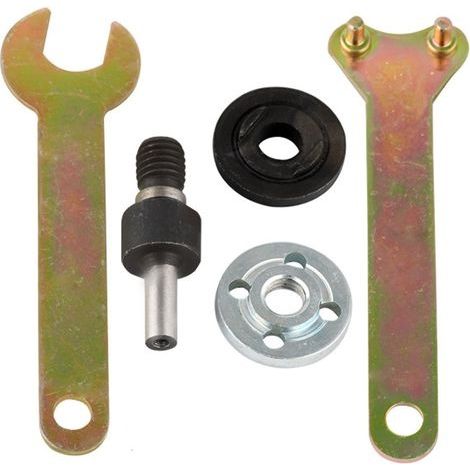 Kit adaptateur pour perceuse manuelle - Disque à tronçonner 6 mm - Adaptateur mandrin - Meuleuse d'angle - Barre de connexion - Outil de conversion pour disque à tronçonner, (1/5)