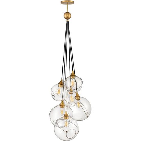 Skye Lisa McDennon par Hinkley Suspension 6 Lumières Héritage Laiton (1/5)