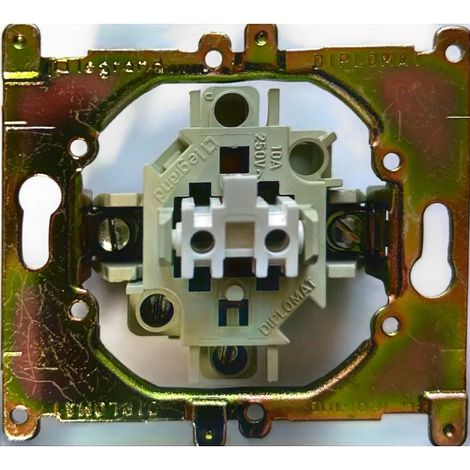 Legrand Diplomat 088100 Mechanismus Druckschalter 10A 250V Schrauben oder Krallen (1/2)