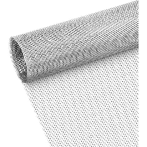Rouleau de treillis métallique en acier inoxydable 304, 2 m x 30 cm, 20 mailles, anti-rongeurs et insectes, pour fenêtres, facile à couper et installer, pour aérations, maison, cuisine, jardin