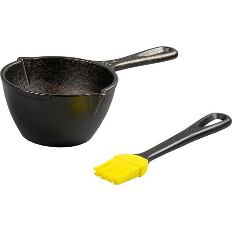 Pentola con spazzola in silicone / Lodge (1/4)