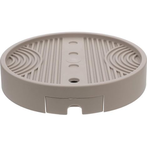 Support Mobile pour Pots De Fleurs avec Plateau Rond À roulettes 11.22 Pouces Bac D'Égouttage Amovible Récupérateur d'eau pour Jardin Intérieur Et Extérieur (1/5)