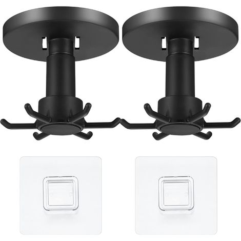 Set mit 2 Hakenleisten für Küchenutensilien, um 360° drehbar
