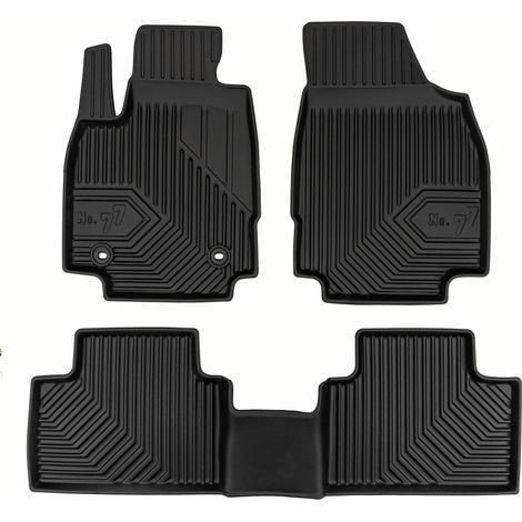 Tapis de Sol de Voiture No.77 pour MG 3 III 2024-2025 TPE Antidérapant Noir 3Pcs (1/5)