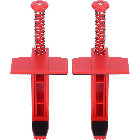 2-Piece Brick Cladding Wire Drawer Masonry Tool, Leveling Measuring Engineering Accessory, Red (1/5)
