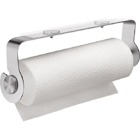 Porte Sopalin Mural Acier Inoxydable Dérouleur Essuie Tout Porte Essuie Tout Mural Auto-adhésif - Support Sopalin Porte Rouleau Papier pour Cuisine (1/5)
