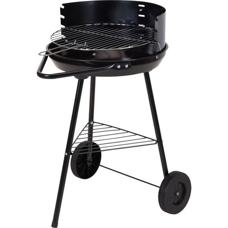 BARBACOA CARBÓN Ø 38 X H 60 CM. C/RUEDAS - (1/3)