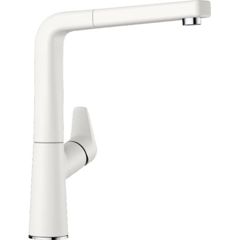 Blanco Avona S - Miscelatore da lavello con bocca di erogazione estraibile, bianco 521280 (1/3)