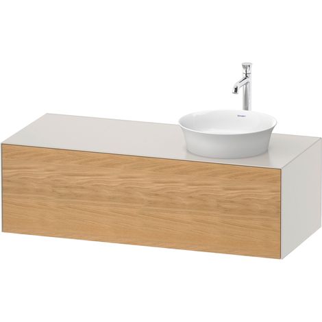 Duravit White Tulip, meuble sous-lavabo mural, largeur 1300 x (1/2)