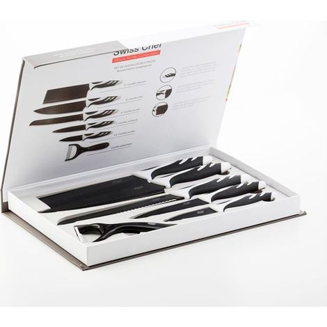 Outils de découpe cecotec swiss chef revêtement antiadhésif 6 pièces (1/5)