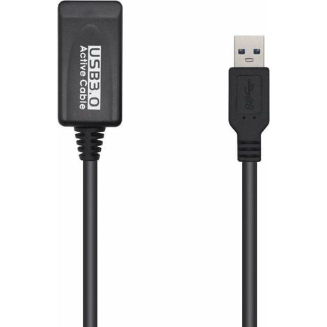 Cavo Prolunga USB Aisens A105-0525 Nero 5 m (1 Unità) (1/3)
