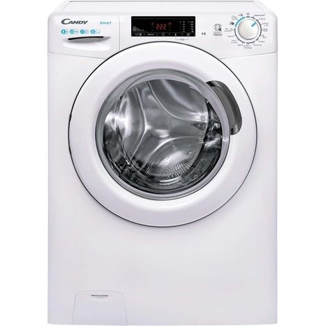 Candy Smart , Lavatrice Carica Frontale 8 KG, Classe B, 1200 giri, Bianco, Vapore, Wi-Fi, CSS 128TW4-11