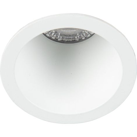 Spot DECO ASYM GU10 rond fixe, blanc mat IP20 - EUROPOLE - 26910 (1/4)