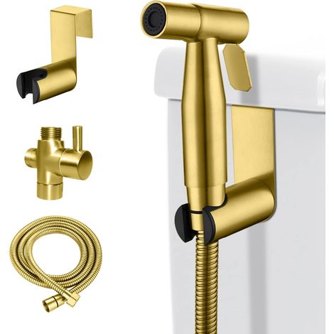 LOSCHEN Kit de pulvérisateur mural pour bidet, pulvérisateur manuel en acier inoxydable Fixation WC pour animaux de compagnie Salle de bain / Hygiène personnelle (1/5)