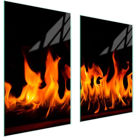 Plaque de protection en verre pour cuisine 65x52 cm (1/5)