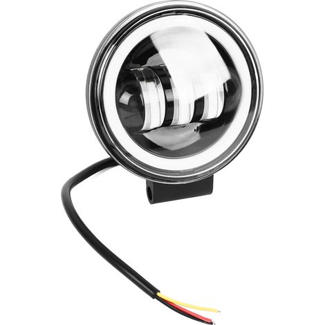 Phare Moto LED Rond Haute Luminosité Lampe de Travail Externe avec Fonction Avertissement pour Motocycle (1/5)