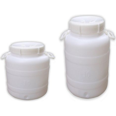 1PZ FUSTO A BOCCA LARGA CON PREDISPOSIZIONE  lt. 30 - Ø cm. 34x42,5 h
