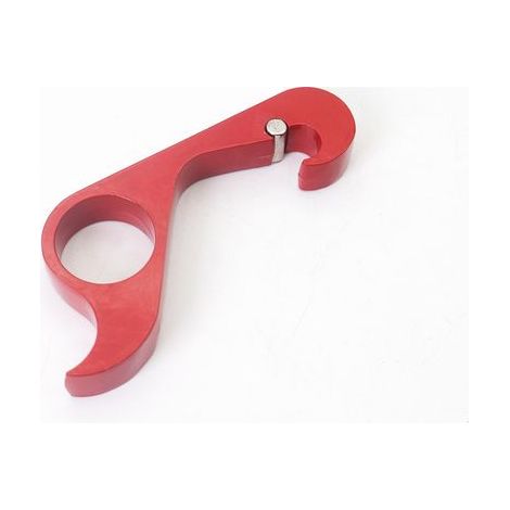 Ouvre-bouteille d'extérieur à une main, rouge, 8,94,21,2 cm, ouvre-bouteille magnétique en métal, ouvre-bouteille portable. (1/5)