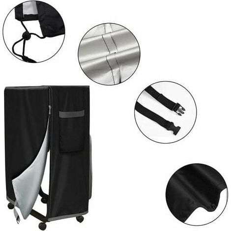 Aiperq – Housse de rangement pour lit pliant – Imperméable en tissu Oxford 210D – Résistante à la poussière et aux UV – Pour intérieur et extérieur (1/5)