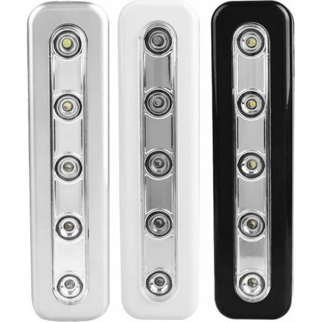 Schranklicht, LED-Nachtlicht mit 4 Touch-LEDs, einstellbares kabelloses, batteriebetriebenes Nachtlicht (1/5)