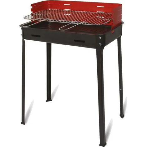 Barbacoa de carbón Mille Flavia S/R 55, 55,5x29,5 cm, hierro artesanal (1/2)