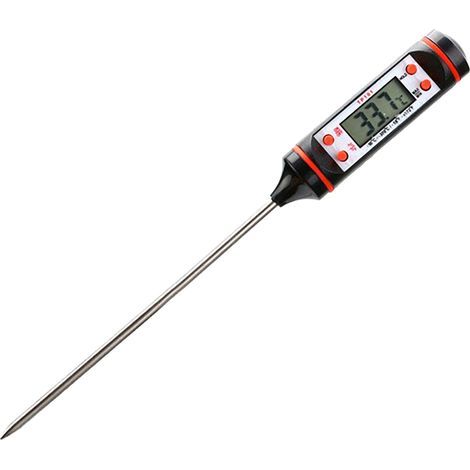 Thermomètre à Viande Professionnel avec Sonde Inox et Écran LCD Haute Précision (1/5)