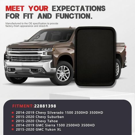 Suitable for the center console cover of 2016-2024 Chevrolet Silverado models 22876379 (1/4)