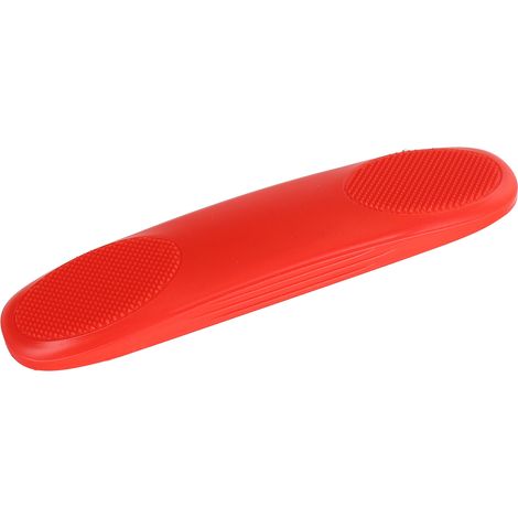 Brosse de toilettage polyvalente en silicone pour chevaux, chats, chiens, bovins et chèvres (rouge), idéale pour le démêlage et le massage. (1/5)