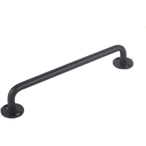 Lot de poignées de porte en alliage de zinc avec vis pour fenêtre, porte en fer, porte en bois, porte de grange, porte coulissante, porte d'armoire, tiroir (noir) (1/3)